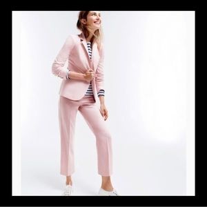 J. Crew Two Way Stretch Pink Patio Crop Pants